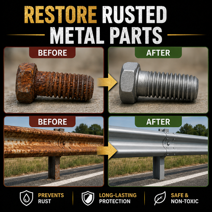 Brush‑On Metal Anti‑Rust Paint — Restore & Protect Your Metal