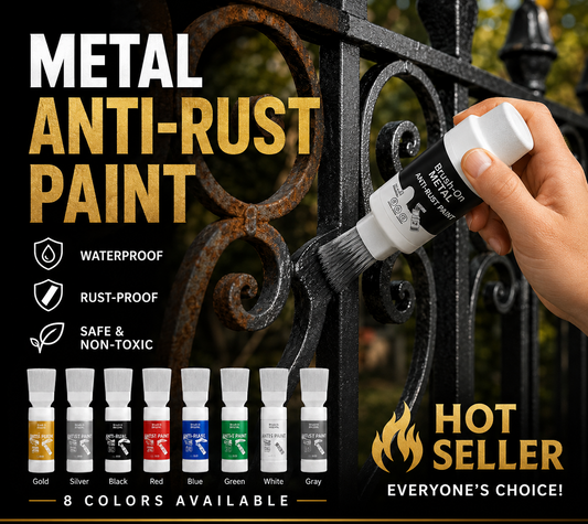 Brush‑On Metal Anti‑Rust Paint — Restore & Protect Your Metal