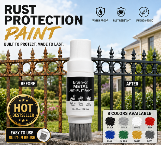 Brush‑On Metal Anti‑Rust Paint — Restore & Protect Your Metal