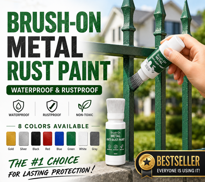 Brush‑On Metal Anti‑Rust Paint — Restore & Protect Your Metal