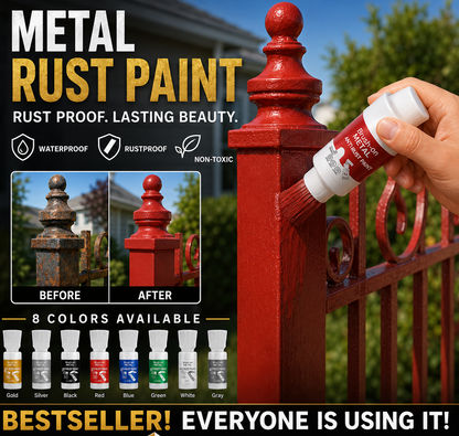 Brush‑On Metal Anti‑Rust Paint — Restore & Protect Your Metal