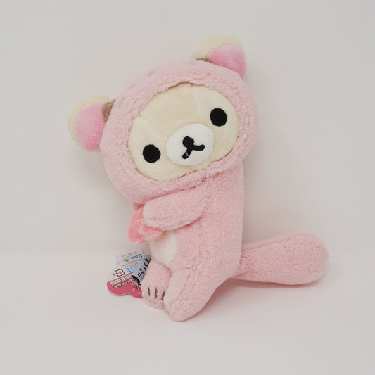 2016 Korilakkuma Pink Otter Plush - Lazy Otter Theme Rilakkuma Store Limited - San-X